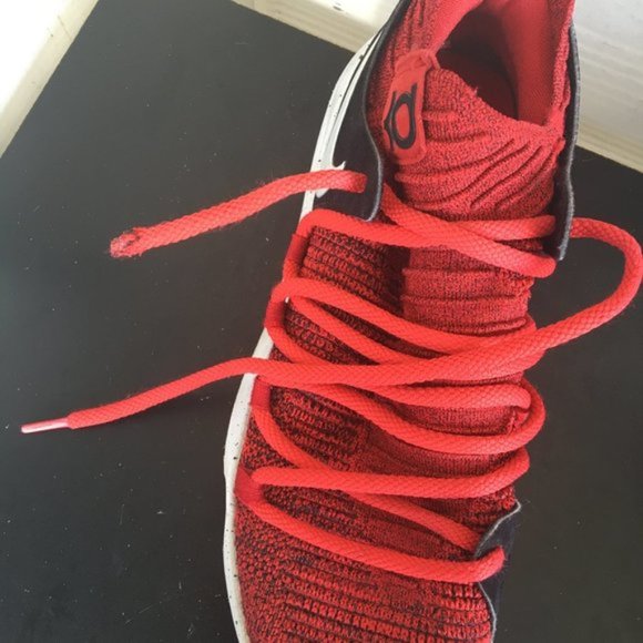 Nike Men's Zoom Kevin Durant KD 10 Red Velvet Basketball Shoes Sneakers size 8.5 - Picture 15 of 15